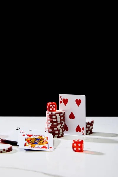 Baccarat table view